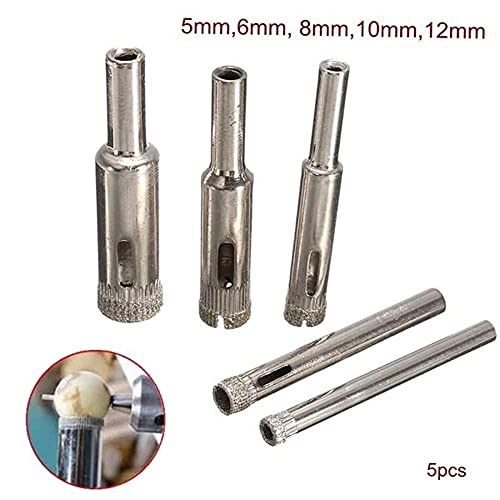 Set de 5 brocas diamantadas para materiales duros miniatura 3