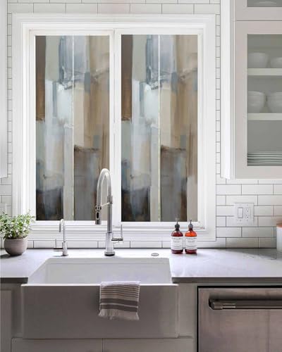 Vinilo adhesivo decorativo para ventana vidrio 19.6"x39.3" miniatura 2
