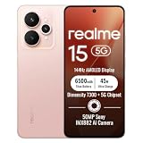 realme 15 5G Smartphone 12+256GB, Pink