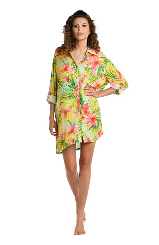 Vêtement couvrant de maillot de bain au design Calypso Bloom chic