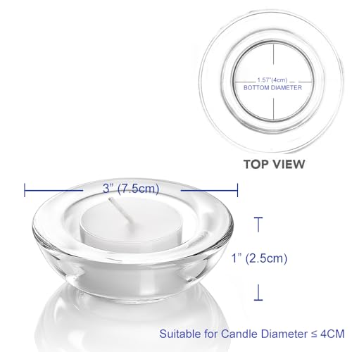 Elivia 8541839053 Clear Tealight Candle Holders thumb #2