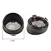 PBYMT Smoke Lens Cover, Bullet Turn Signal Light Bezels,Black Visor Style, Compatible for Harley Dyna Street Glide Road Softail Custom Cruiser 1986-2020