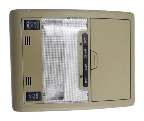 Lámpara de techo beige claro ideal para leer en rutas nocturnas con Land Cruiser
