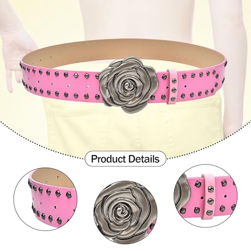Women Leather Belt Versatile Adjustable for Casual Dress Pants Trousers2