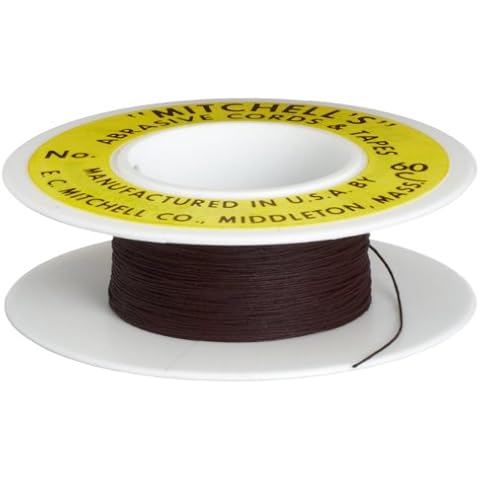 Mitchell Abrasives - 60C-25 60-C Round Crocus Polishing Cord, .015" Diameter x 25 Feet Cover