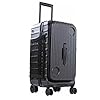 Large Capacity Suitcase Double Open Design Suitcase With Cup Holdertsa Combination Lock Suitable For Travel