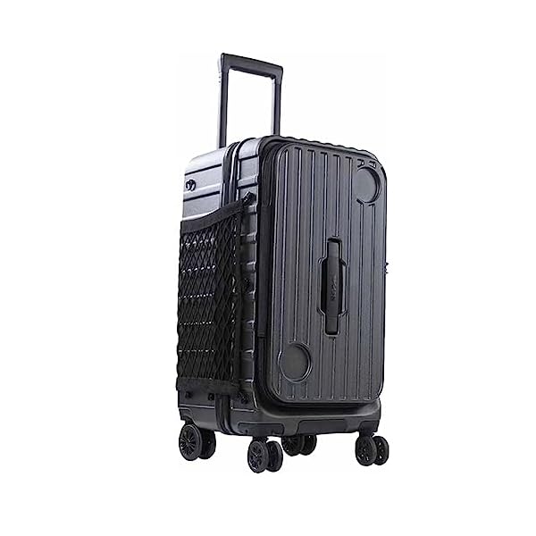 Large Capacity Suitcase Double Open Design Suitcase With Cup Holdertsa Combination Lock Suitable For Travel
