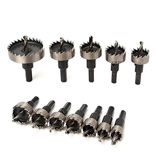 Set de brocas HSS Dioche 12 piezas de 15 a 50 mm miniatura 1