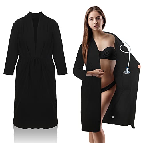 Bonuci Recovery Robe Post Mastectomy Breast Cancer Gift Women Breast Surgery Robe with Internal Pockets for Post Operative