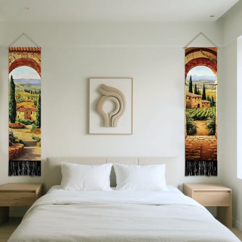 Tapiz vertical resistente a la decoloración para un arte de pared duradero 4