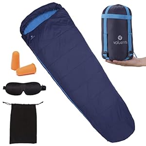 Valuents Outdoor Mumienschlafsack 215cm Sommerschlafsack