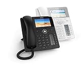 Snom D785, telefon stacjonarny, 6 (24) konfigurowalnych wielokolorowych klawiszy LED z funkcją samodzielnego oznaczania, kolorowy wyświetlacz o wysokiej rozdzielczości, biały, 00004392
