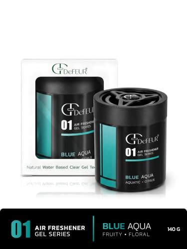 Image of Blue Aqua Gel Car Perfume | Long Lasting Dashboard Car Freshener 140g | Leakproof Car Air Freshener | Premium Aqua Fragrance | Pack of 3