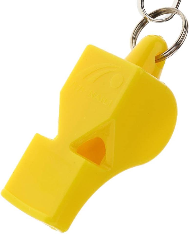 Soccer Referee Whistle Team Sports/Survival Camping Hiking Rescue Yellow