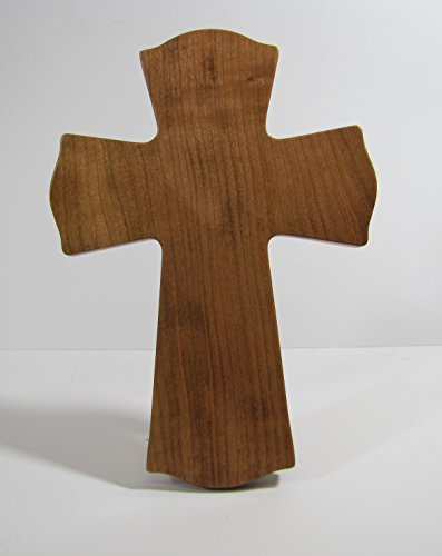 Personalized 50th Wedding Anniversary Wood Wall Cross Gift for Couple 50 year Gifts for Her, Anniversary for Him A True Love Story Never Ends (8.5" x 11", Cherry) - Image 3