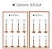 Everkeen House Jacks for Leveling, Floor Jacks Screw 8 PCS Adjustable 11