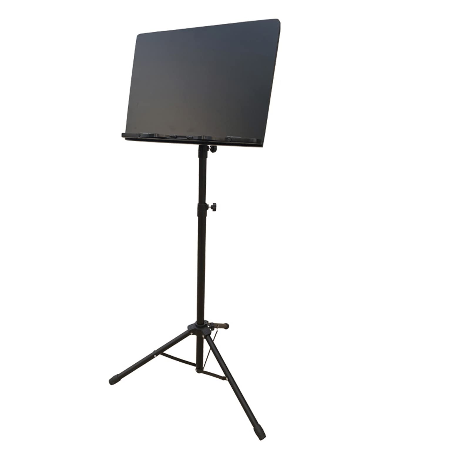 Atril De Metal Extra Estable, Atril De Metal Plegable para Partituras, Bandeja Ancha, Trípode De Metal Resistente, Mayor Capacidad De Carga, Atril con Soporte para Teléfono,