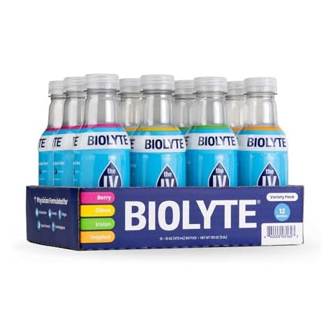 BIOLYTE Electrolyte Drink, Variety Pack 12 Pack Cover