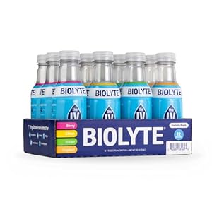 BIOLYTE Electrolyte Drink – IV in a Bottle Electrolyte Drink for Rapid Hydration – Variety Pack, 12-Pack