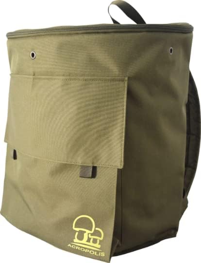 Miniatura 7 de Acropolis Cesta de forraje de mimbre - Mochila para recolección de hongos - Mochila de forraje - Mochila de forraje con correas para recolector -