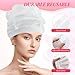 Net Plopping Cap for Drying Curly Hair,Diffuser Cap for Curly Hair,Djustable Net Hairs Plopping Bonnet Curlys Hairs Bonnet Nets Ploppings Caps for Fast Drying (White,Size:45x30cm/17.72 x 11.81inch)