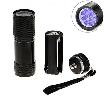 Produktbild von 50g UV-Kleber Set – Für Kristall, Glas, Kunststoff, Mit 9 LED Taschenlampe & Düsen