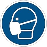 Photo Gallery stickerslab - cartelli di obbligo iso 7010 "maschera obbligatoria" m016 (misura - 50mm x 50mm, quantità - 10 pezzi) Photo Gallery stickerslab - cartelli di obbligo iso 7010 "maschera obbligatoria" m016 (misura - 50mm x 50mm, quantità - 10 pezzi)