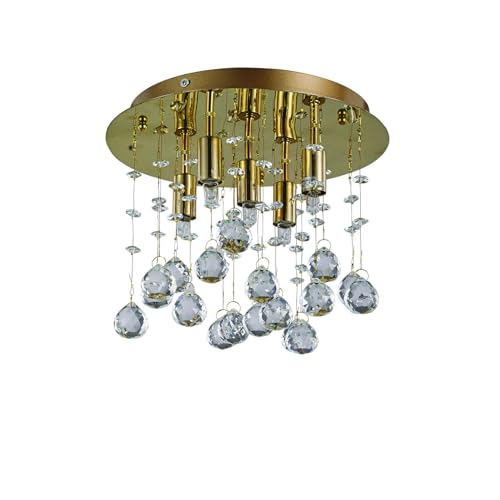 Plafonnier MOONLIGHT PL5 ORO fin d'éclairage sombre salon moderne