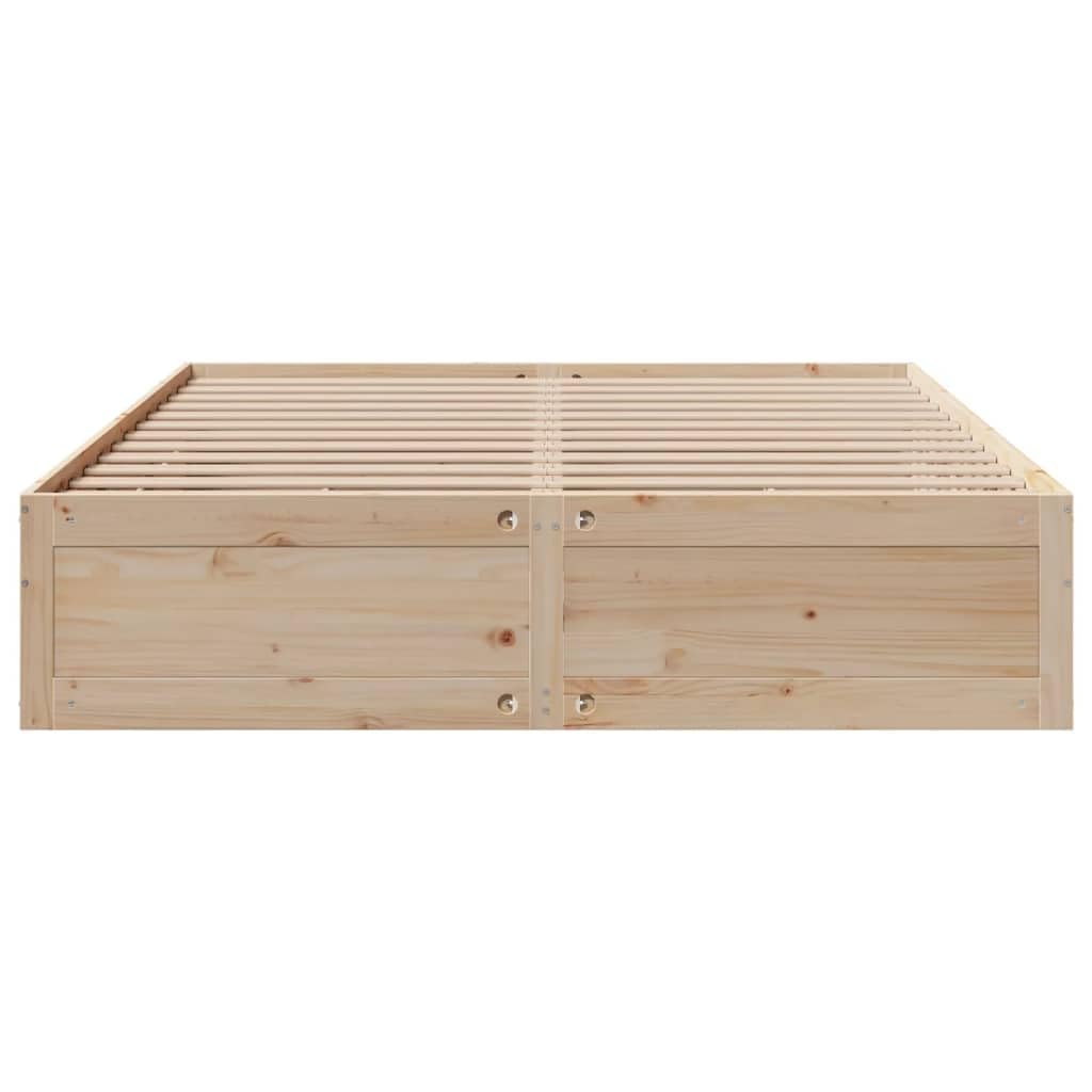 Furniture Item Home Bettgestell ohne Matratze mit Schubladen 180x200 cm Super King Massivholz Kiefer Möbel