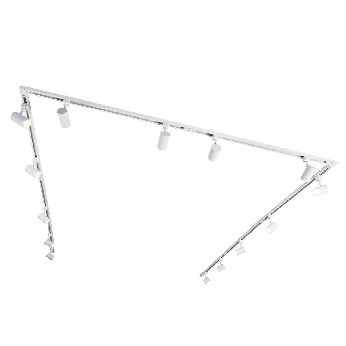 Qazqa led moderno kit de iluminación de carril blanco 765 cm Iconic Jeana