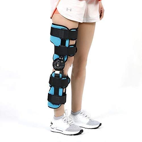 Rodilleras Médicas Rodilla con Bisagras, ROM Estria Inmovilizante Atrena De La Pierna Ortopédica Patilla Atrena Rodilla Rodilla Inmovilizador De Rodilla Soporte De Soporte De Abrazadera