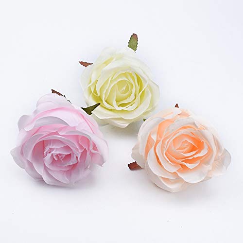 Fleurs artificielles roses en soie durables pour remplacer les fleurs fraîches du mariage