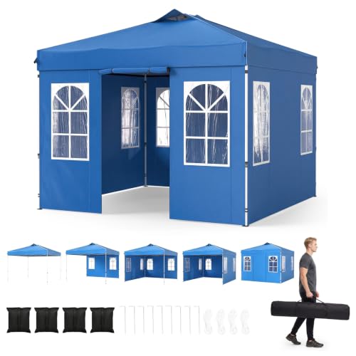 Image of Tangkula 10x10 FT Pop Up Canopy with Center Lock