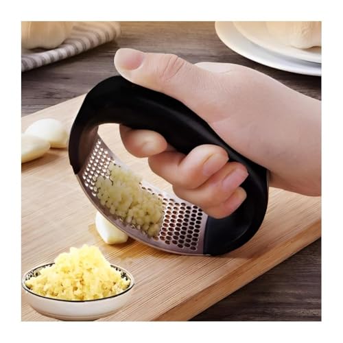 Image of Garlic Crusher & Ginger Crusher Combo, Manual Garlic Press Stainless Steel, Pack of 2 (Multicolor)