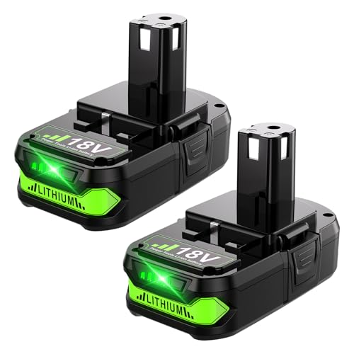 4.0Ah Replacement for Ryobi 18V Battery Lithium ONE+ P102 P103...