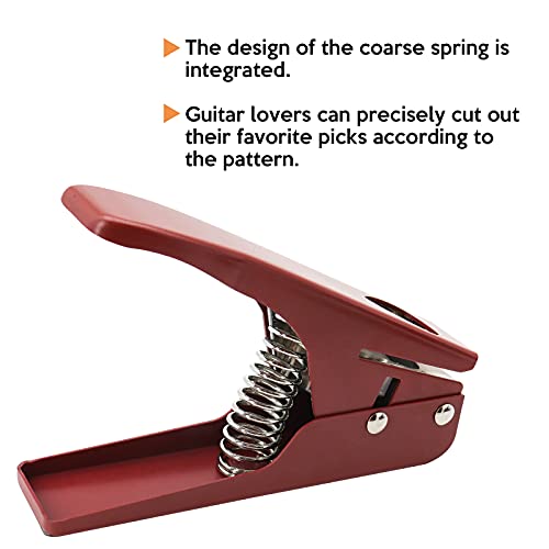 Machine à Médiator WorthPlanet DIY Guitar Pick Maker Guitar Pick Punch Maker Plectrum Punch Médiator Guitare Coupeur Portable Pick Master pour Joueurs de Guitare W090002 (Rouge) - Les Beatles, Paul McCartney, John Lennon, RIngo Starr, George Harrison Machine à Médiator WorthPlanet DIY Guitar Pick Maker Guitar Pick Punch Maker Plectrum Punch Médiator Guitare Coupeur Portable Pick Master pour Joueurs de Guitare W090002 (Rouge) – Image 4