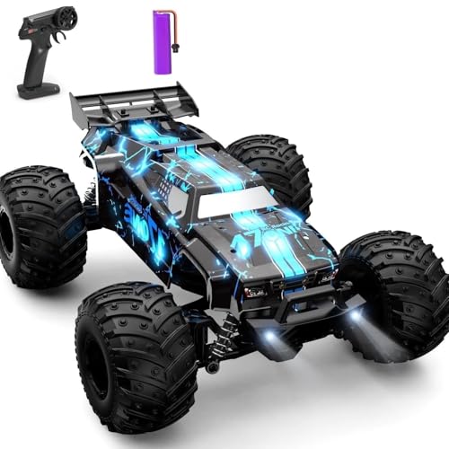 Image of Jack Royal RC Hobby Car 20+ mph High Speed Glowing with Body Lights & Headlights Supersonic Hobby Rc Car, Remote Control Off-Road Truck, Rc Trucks with Rechargeable Batteries