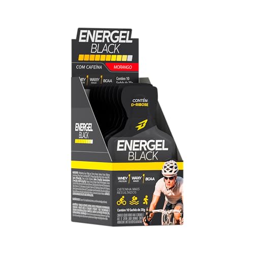 Kit 5X Energel BLACK - CX C/ 10 SACHÊS - Um De Cada Sabor - BODY ACTION
