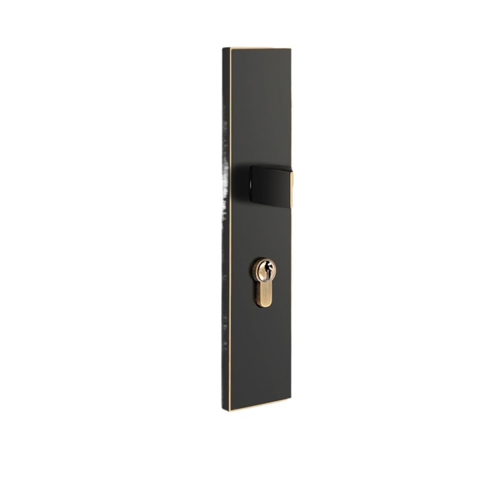 Aepqbgqj One Color Pure Copper Lever Handle Lock Extended Plate Silent Indoor Bedroom