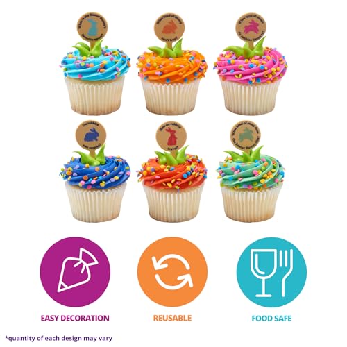 Evita postres aburridos usando conejito de Pascua para dulces y pasteles DecoPac 2