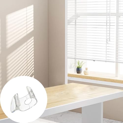 Kuuguu 983 6 Pcs Blinds Cordless Handles Clear Mini Plastic Honeycomb Roller Shades Hem Grips Shade Window Lift Handles Curtain Hardware Hooks thumb #5