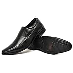 BIGGIE-Mens-Black-Highly-Comfortable-Leather-Shoe-Stylish-Office-WearSlip-on-Formal-Shoes