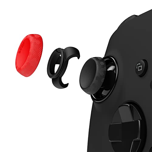 Image of SCUF Control Thumbstick Grips - 4 Pack with 2 Bases - Tactic - Joystick Thumb Grips For Xbox One and Xbox Series X & S, PS4, PS5, Nintendo Switch Pro Controller - Red