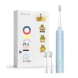 「家電批評」2025年連続ベストバイ一位受賞(四年連続) 殿堂入り 電動歯ブラシ エペイオス(Epeios) 音波歯ブラシ ソニック 歯ブラシ 電動 ブラシヘッド2本 IPX7 防水 歯磨き Type-C 充電式 180日間使用 誕生日 ギフト プレゼント BABY BLUE