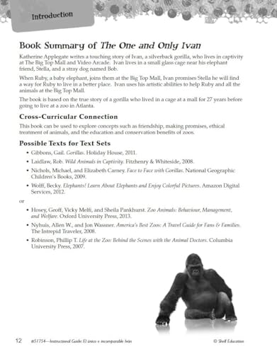 El unico e incomparable Ivan (The One and Only Ivan): An Instructional Guide for Literature - Spanish Novel Study Guide with Close Reading and Writing ... Works Classroom Resource) (Spanish Edition) - Image 4