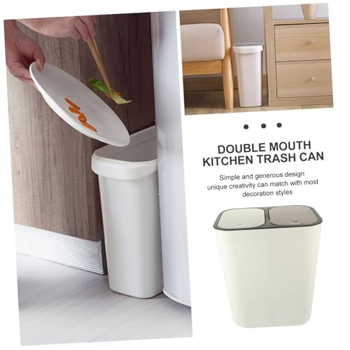 Tapa doble con compartimentos para basura Outanaya miniatura 5