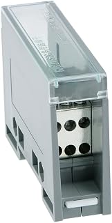 uxcell 1 in 6 Out DIN Rail Terminal Blocks 690V Connectors Distribution Block