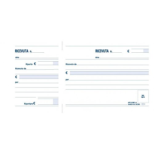 Ricevuta Generica Madre/figlia 1 Copia 10x22 1 Pezzo