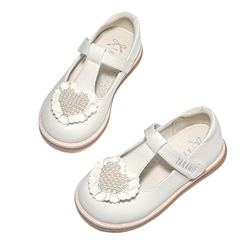 Girls Dress Shoes Toddler Mary Janes Shoes Pearl Princess Ballet Flats