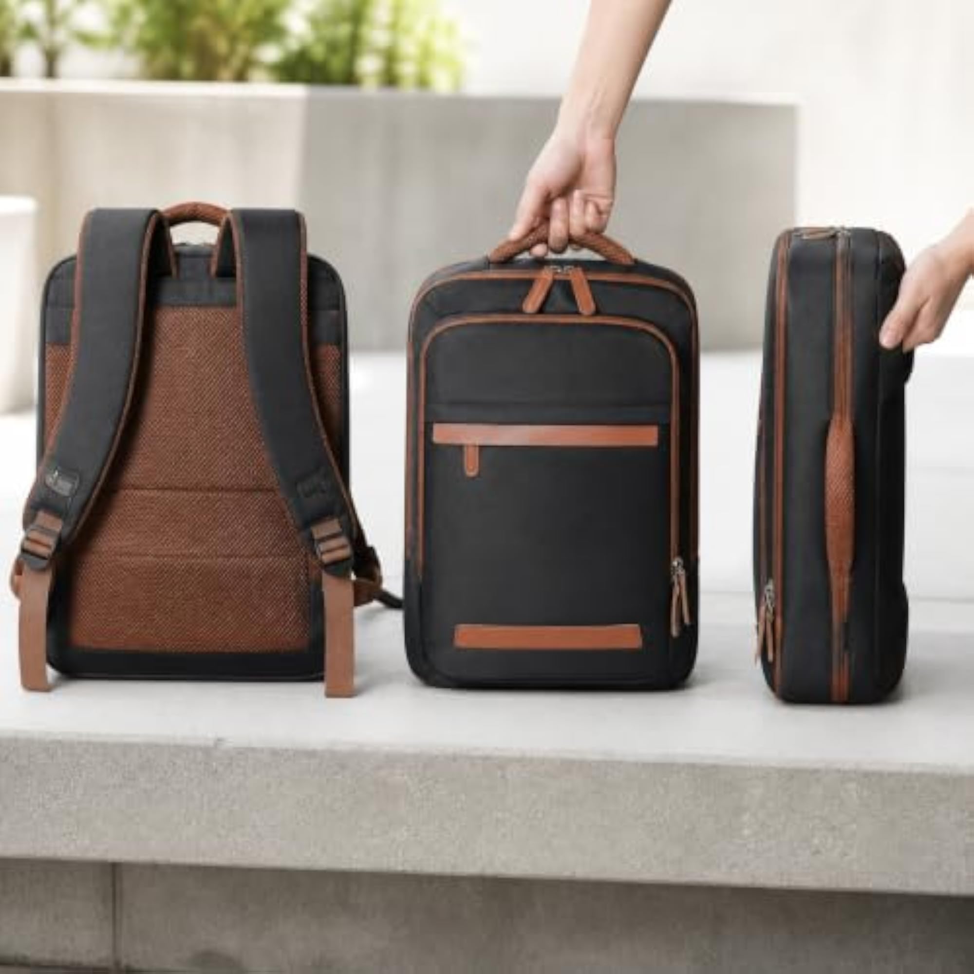 Large Capacity Expandable Laptop Backpack for Men and Women